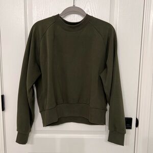 Athleta Forever Fleece Relaxed Crew Sweatshirt